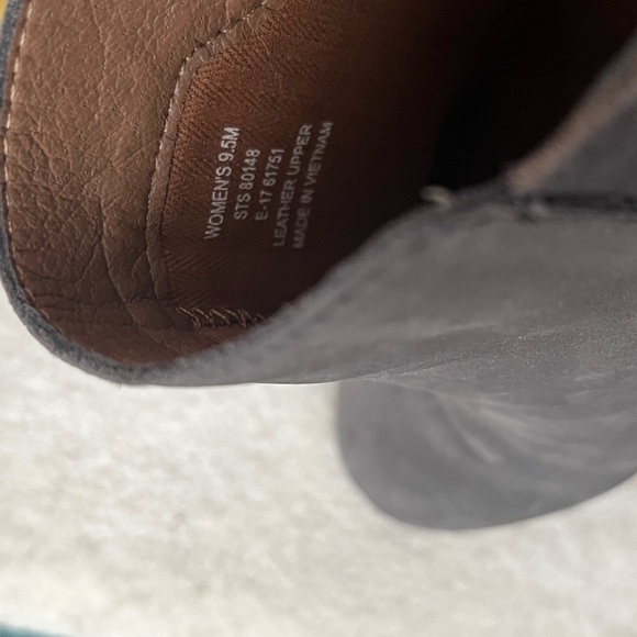 Sperry Leather Booties 9.5 Gray Boots - Picture 5 of 5